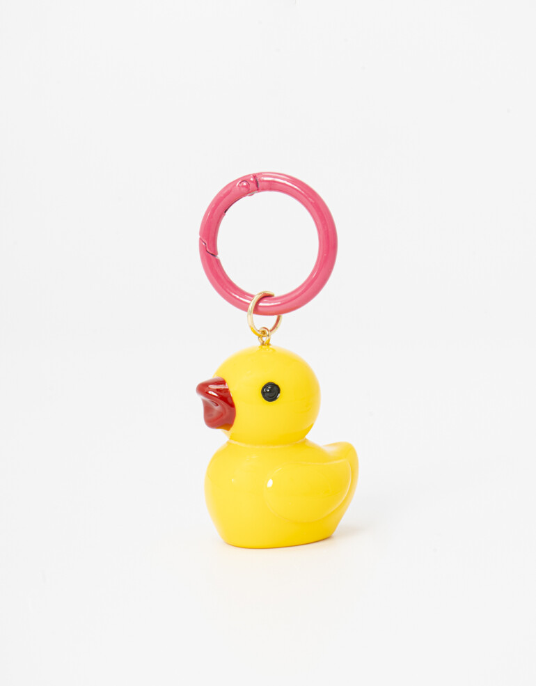 Llavero Acrilico Llavero Y Bag Charm Patito - Combinacion Bicolor