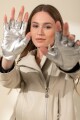 Guantes de Conducir Plata