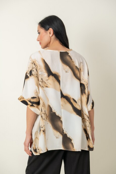 BLUSA RAICES Beige