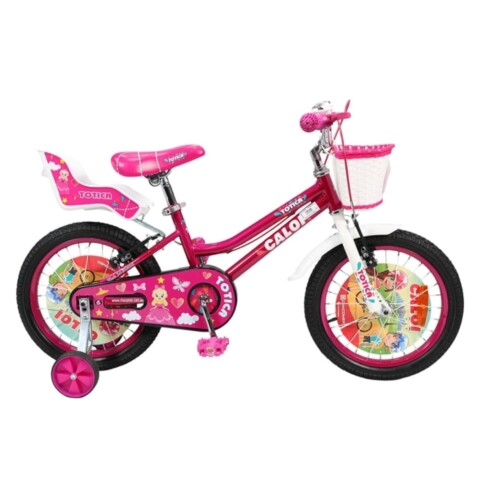 Bicicleta Caloi New Totica Aro 16 Fucsia