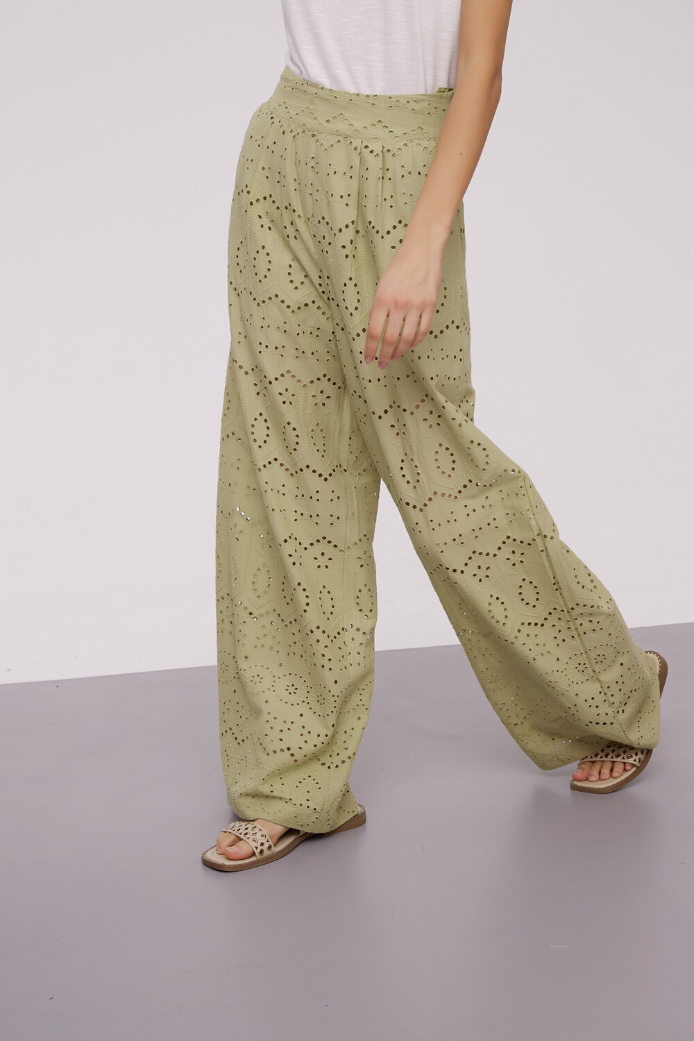 Pantalon Uxie Verde Oliva Claro