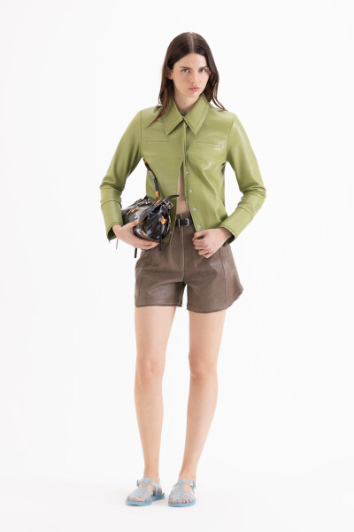 SHORT AMY Marron