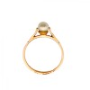 Anillo Solitario-Oro bajo-Perla-AN8168 conperla