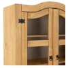 Cristalero 4 Puertas Madera Maciza - Linea Mexicana Natural
