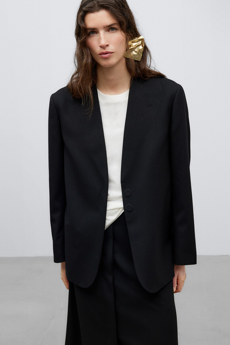CHAQUETA Negro