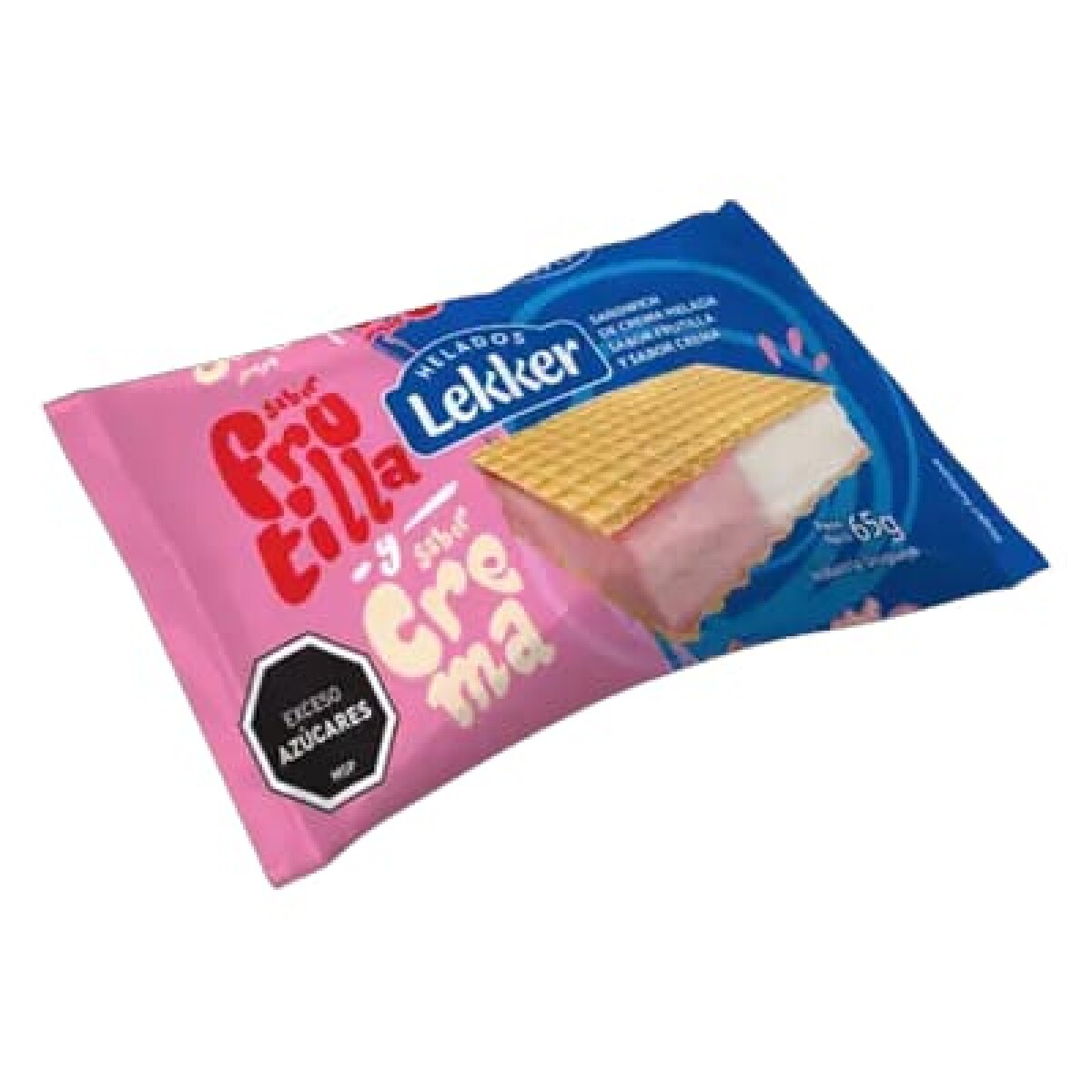 Sándwich Crema/Frutilla Lekker 65Gs 