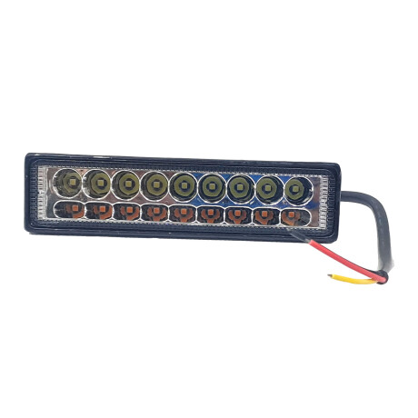 FARO LED - CAMINERO OVALADO BLANCO Y AMBAR (42120) - FARO LED - CAMINERO OVALADO BLANCO Y AMBAR (42120) -