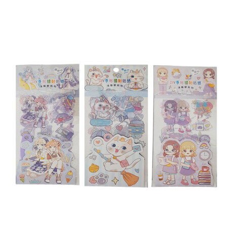 Kit de stickers transparentes con espátula Kit De Stickers Transparentes Con Espátula
