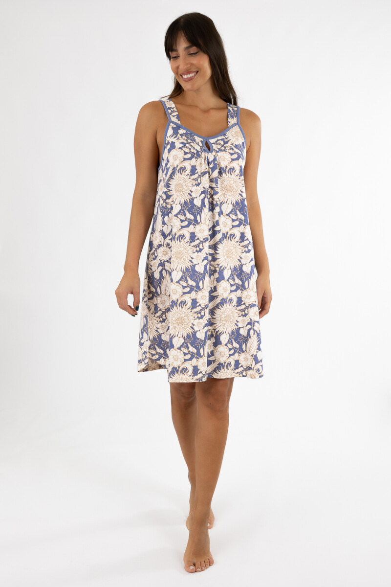 Floral dress - Azul 