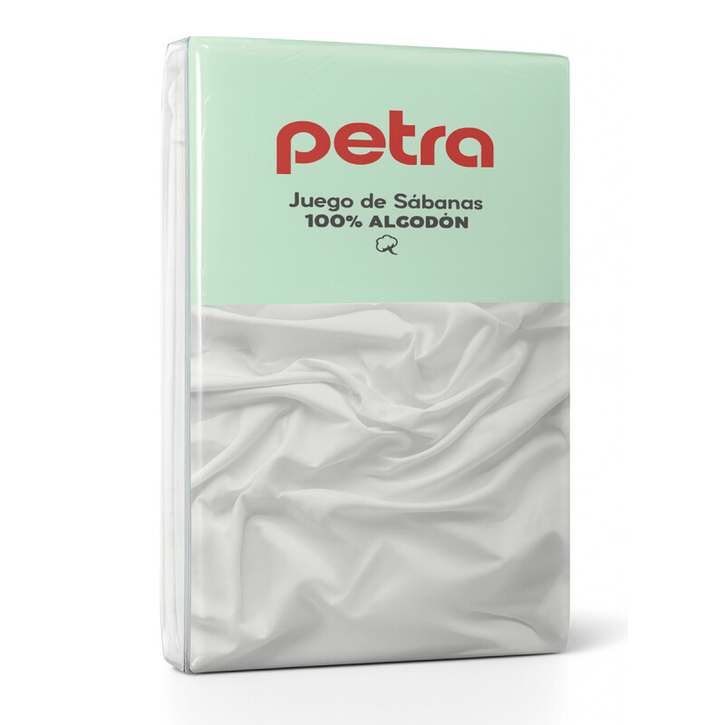 Juego De Sábanas Petra 2 Plazas 100% Algodón De 300 Hilos Juego De Sábanas Petra 2 Plazas 100% Algodón De 300 Hilos
