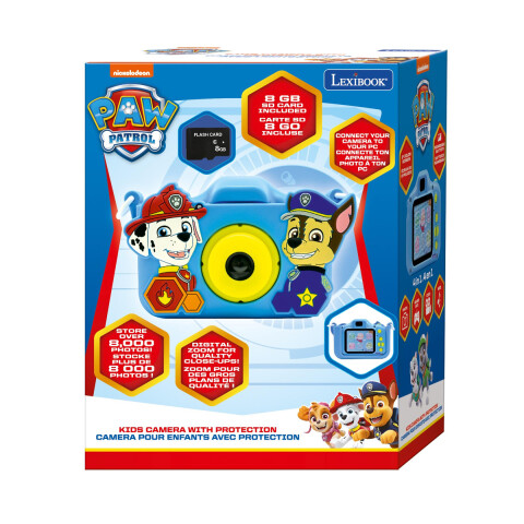 Cámara Digital Multifuncional Recargable Lexibook Paw Patrol