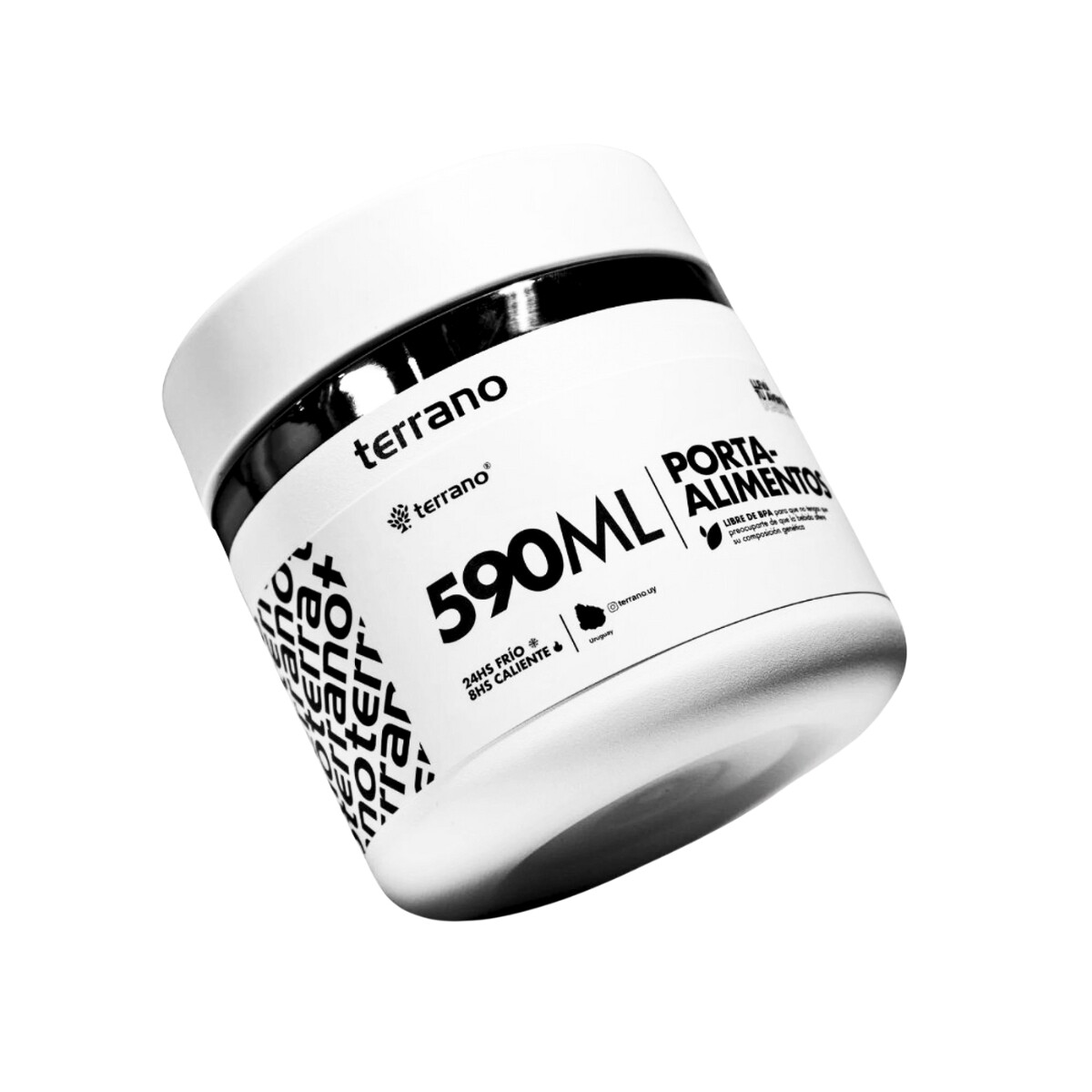 Contenedor de Alimentos Terrano 590ML - BLANCO 