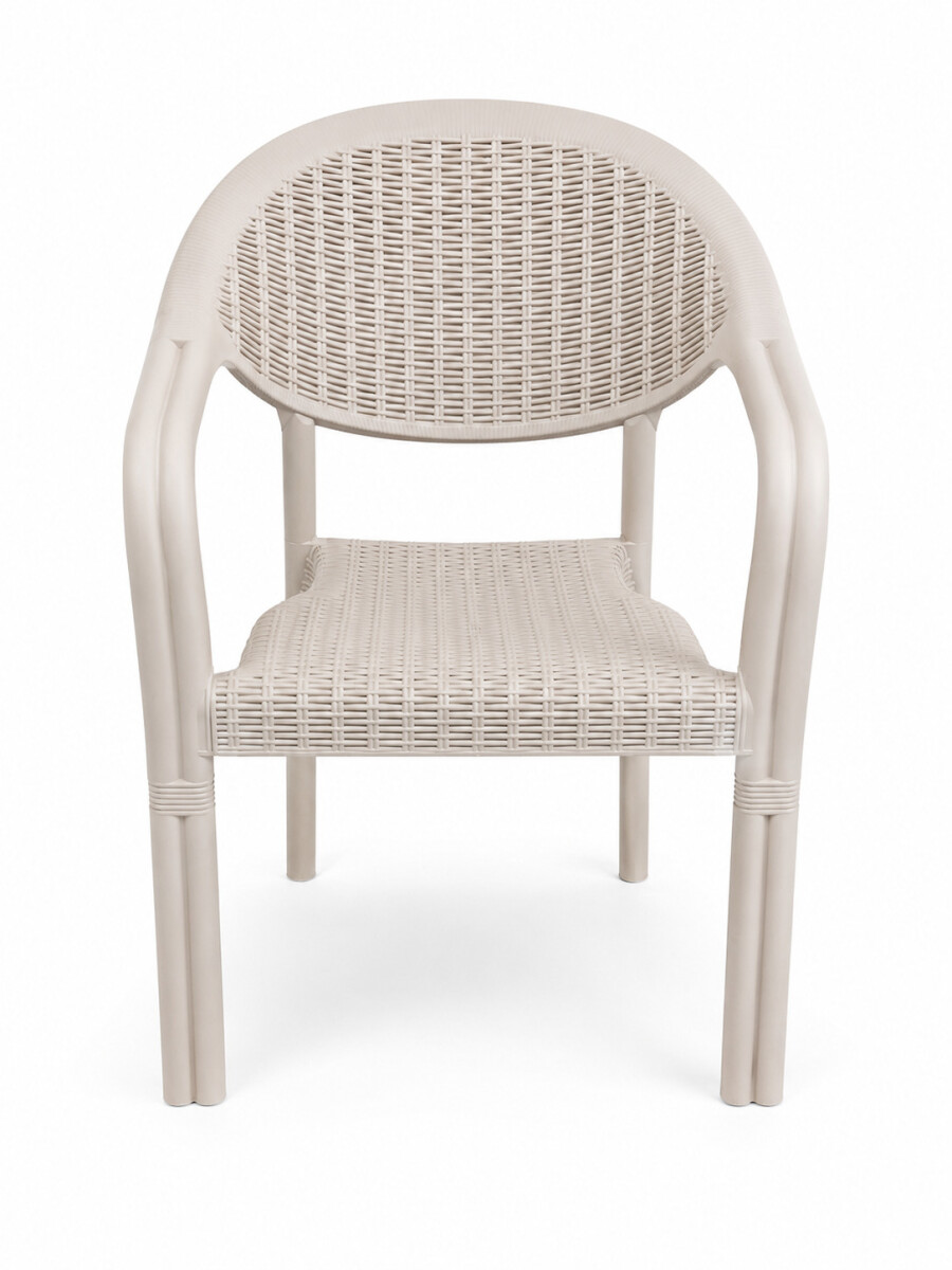 SILLA DE PATIO BAMBU - BEIGE 