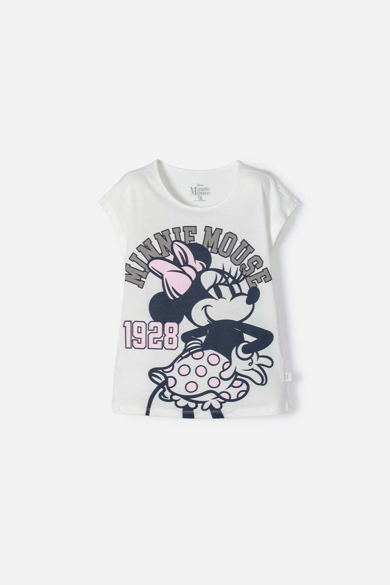 Camiseta niña Minnie BLANCO