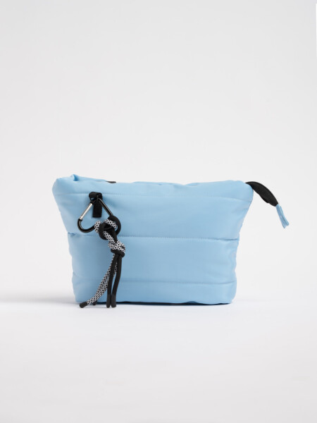 Necessaire capitoneado Celeste