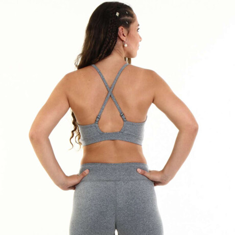 Fila Top Mujer Life Cross Gris