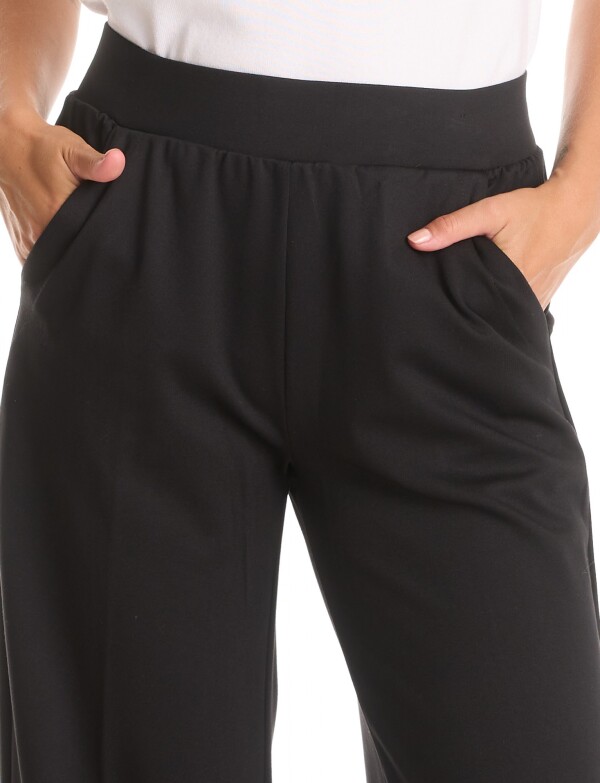 Pantalon Wide Leg NEGRO