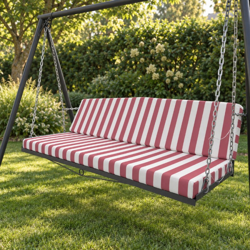 Juego de 2 colchonetas para hamaca de jardín con tela Outdoor UV Juego de 2 colchonetas para hamaca de jardín con tela Outdoor UV