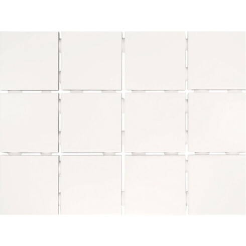 CERAMICA REVESTIMIENTO 10X10 EN MALLA BRILLO BLANCO GAMAS DE BLANCO