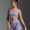 Bra Running Aero Mesh Medium Impact Mujer Digital Lilac/white Reflective
