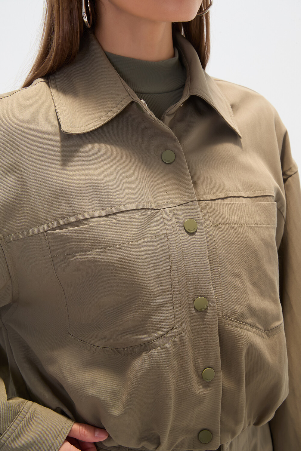 Campera Riuna Verde Oliva Claro