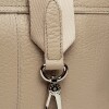 Morral Nina en cuero graneado Taupe