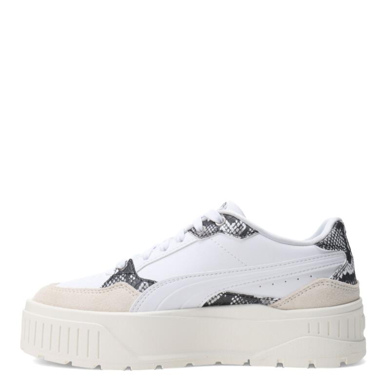 Championes de Mujer Puma Blanco - Negro - Gris