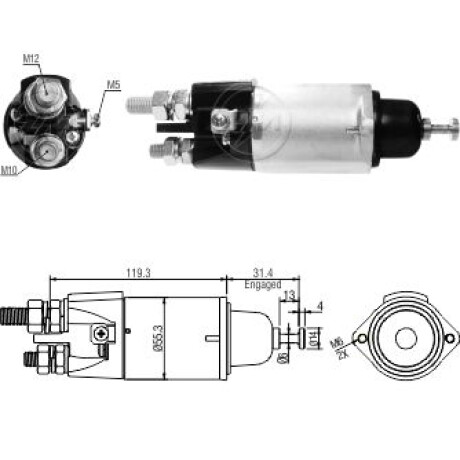 AUTOMATICO DE ARRANQUE MERCEDES BENZ CAMION AXOR ATRON MITSUBISHI 24V ZM AUTOMATICO DE ARRANQUE MERCEDES BENZ CAMION AXOR ATRON MITSUBISHI 24V ZM