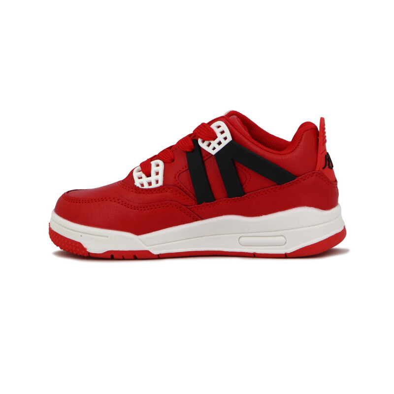 Austral Casual Niños C/Cordones-Baby Rojo-Negro