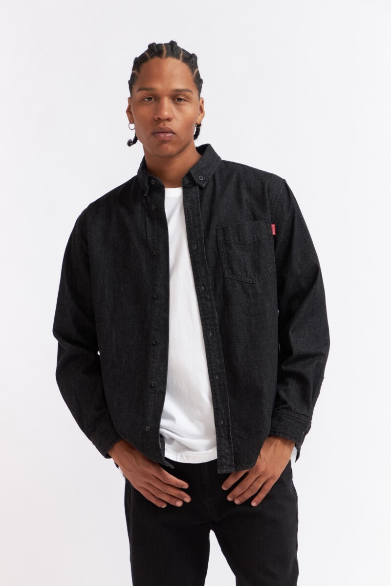 CAMISA VIALONGA - NEGRO 