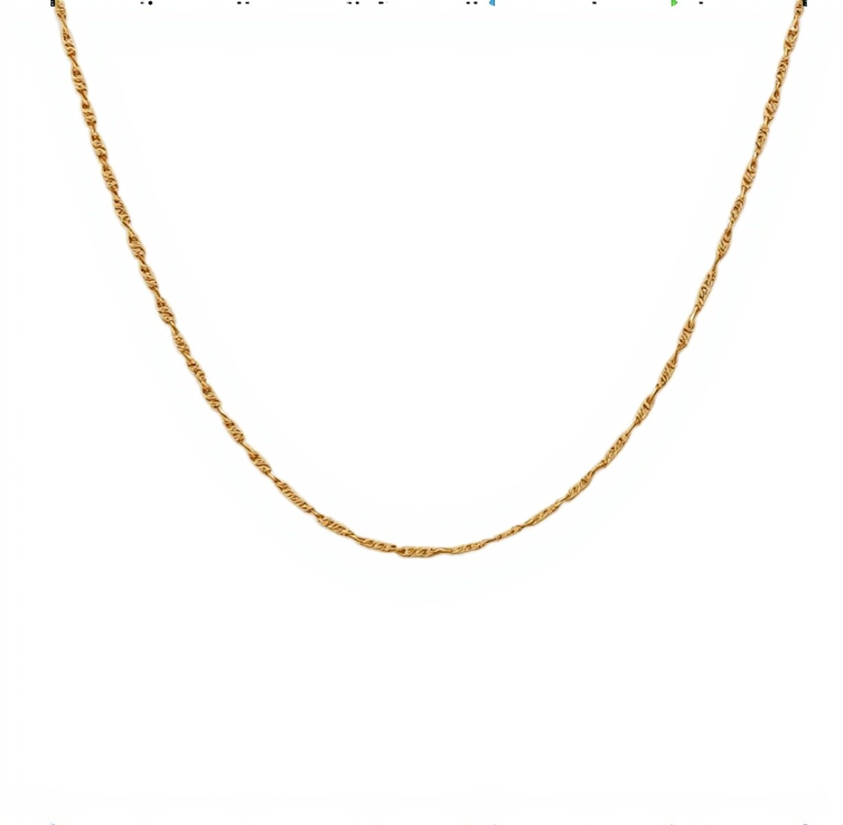 Cadena oro Singapur - Oro bajo - Sin Piedra - CD8081 - sinpiedra 
