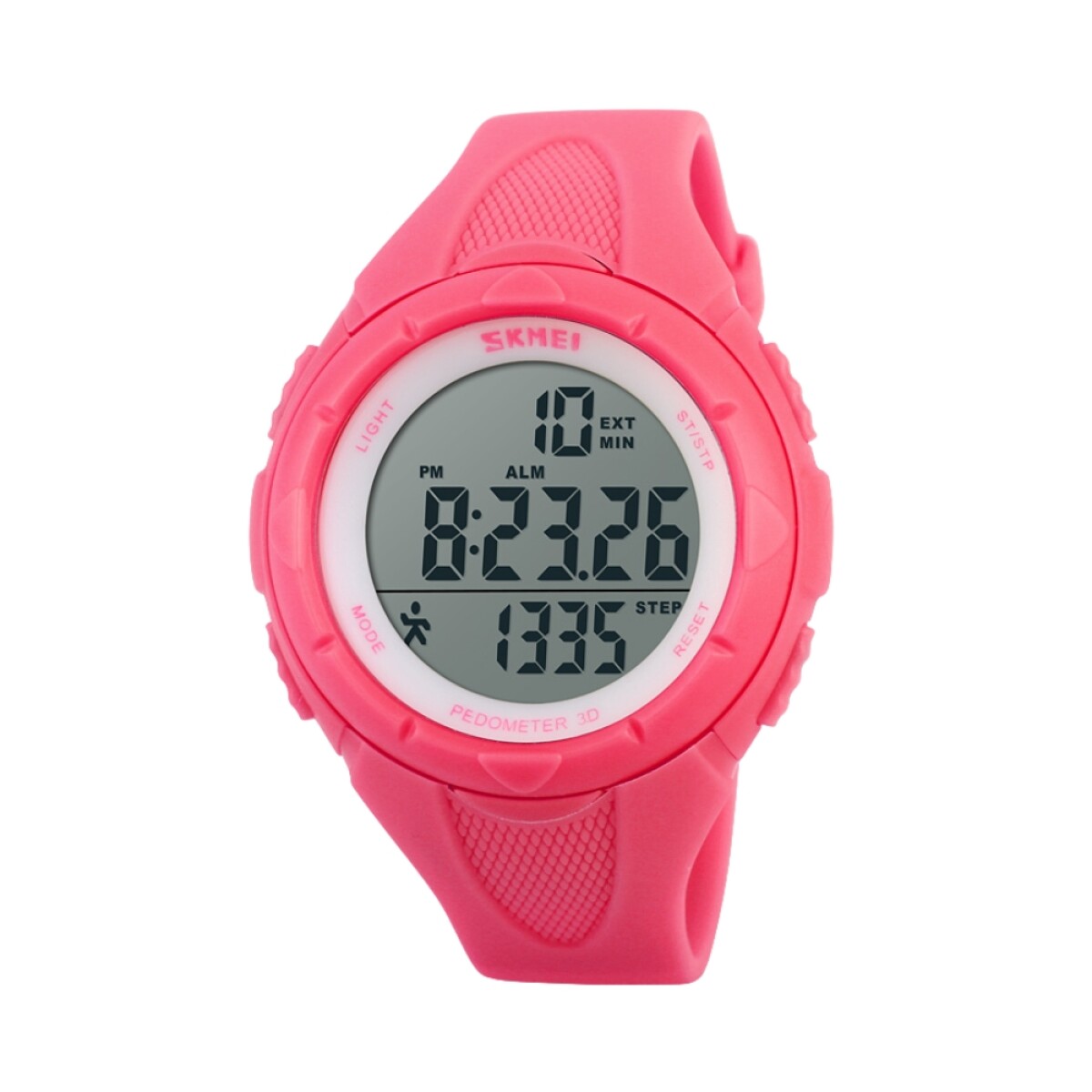 Reloj Skmei 1108rs Deportivo Infantil Con Podómetro Color Rosa 