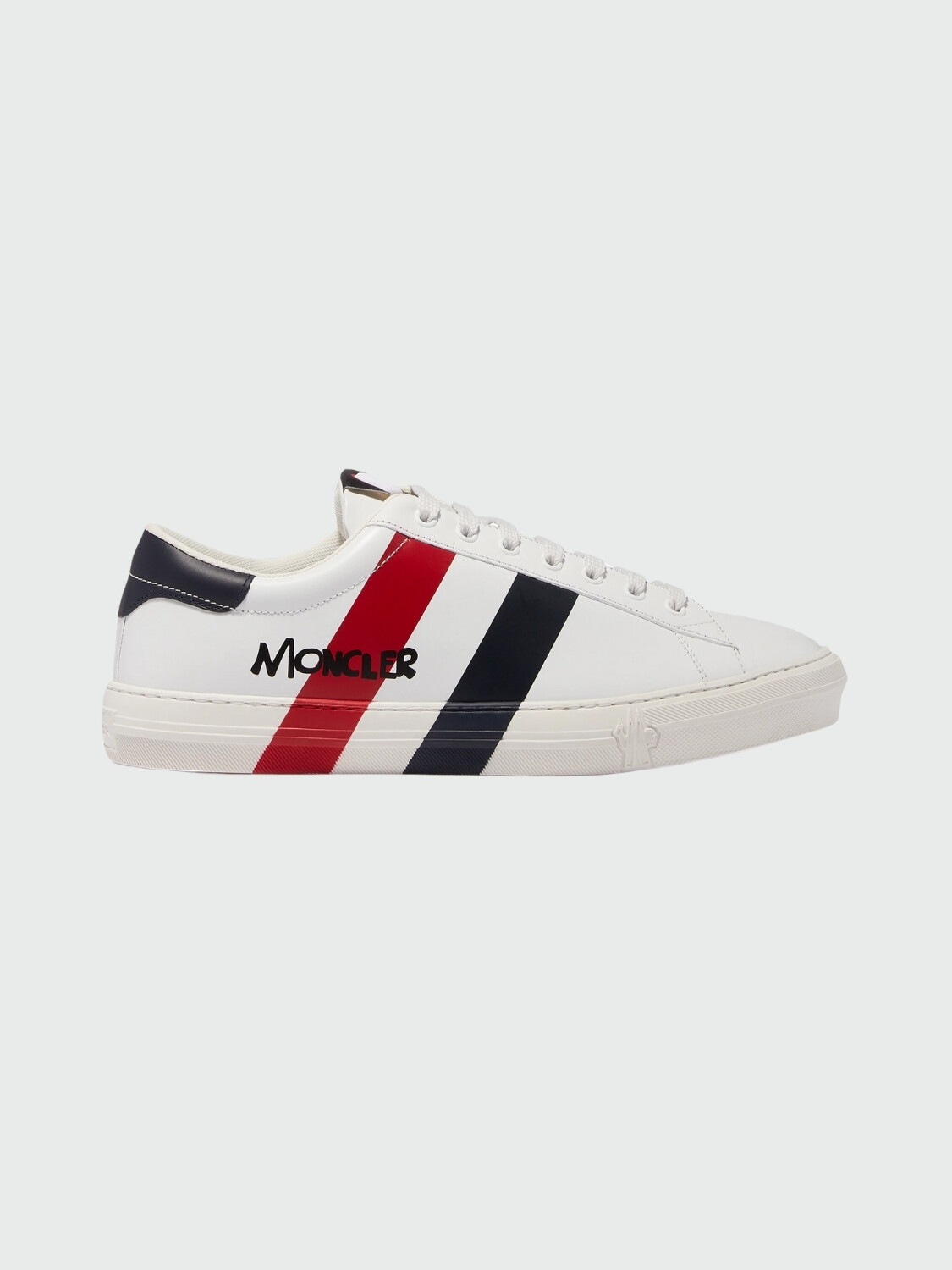 Moncler Kids- Calzado deportivo de cuero acordonado, MATHIEU SCARPA 0