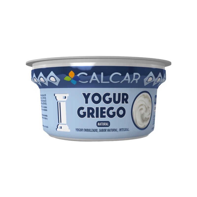 YOGUR GRIEGO CALCAR NATURAL 130GR Yogur Griego Calcar Natural 130gr