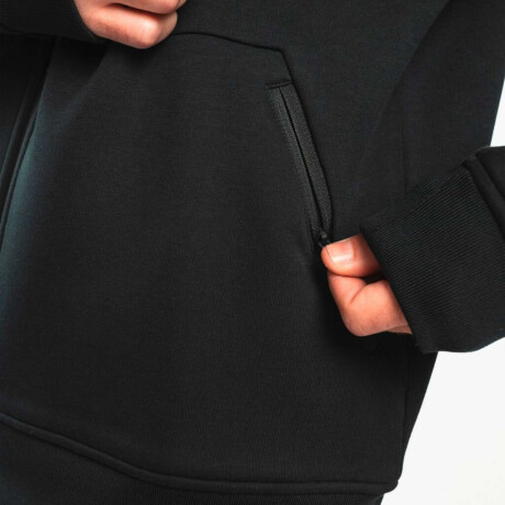 Abrigo Pocket Casual Unisex Negro