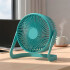 Ventilador De Escritorio Portatil Inclinable 14,5 Cm Usb Color verde