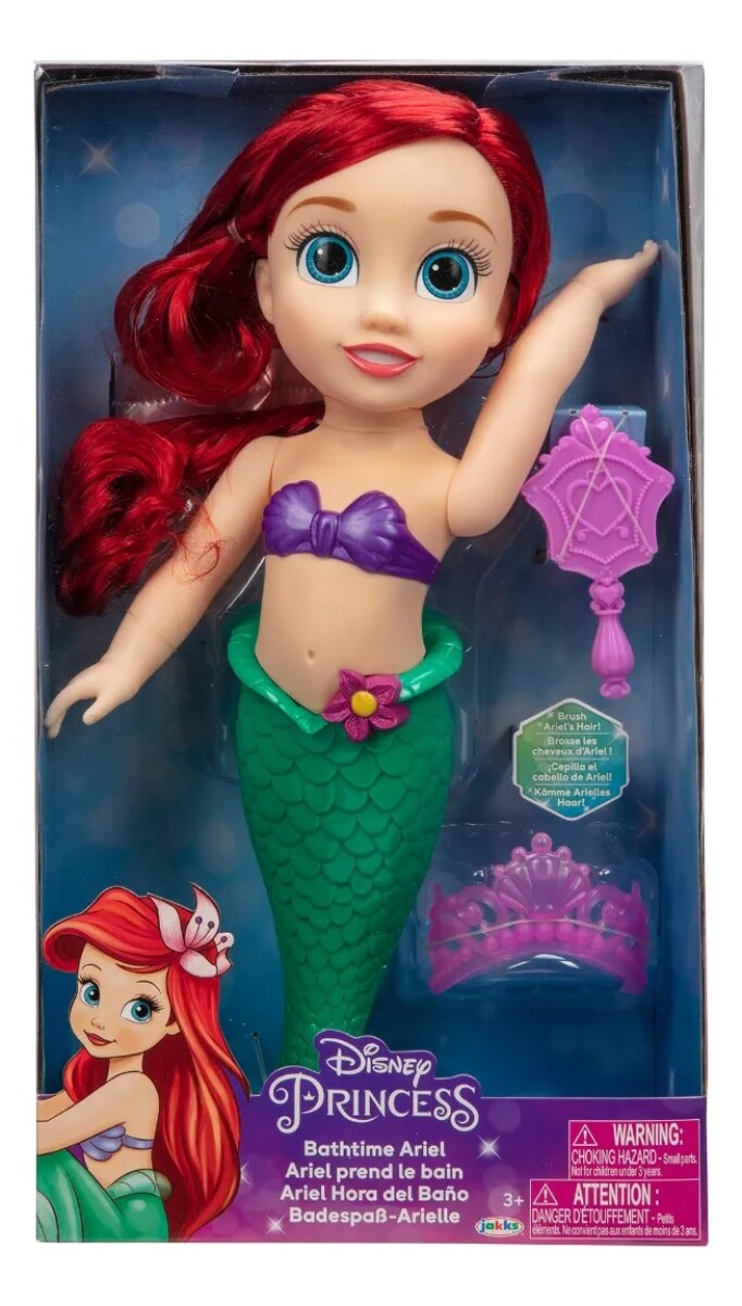 Muñeca Ariel Disney Con Accesorios 