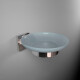 Jabonera Cromada Con Plato De Vidrio Marca Aqualia Linea Manchester 000