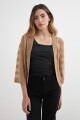 Cardigan rayado KHAKI