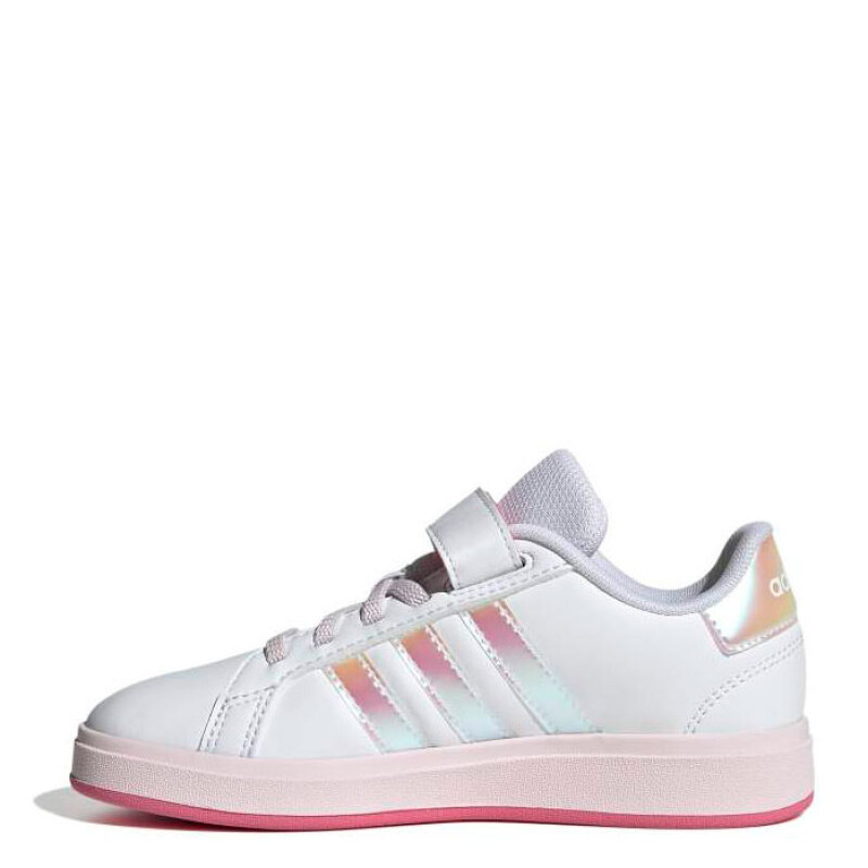 Championes Infantiles Adidas Grand Court 2.0 Blanco - Rosado