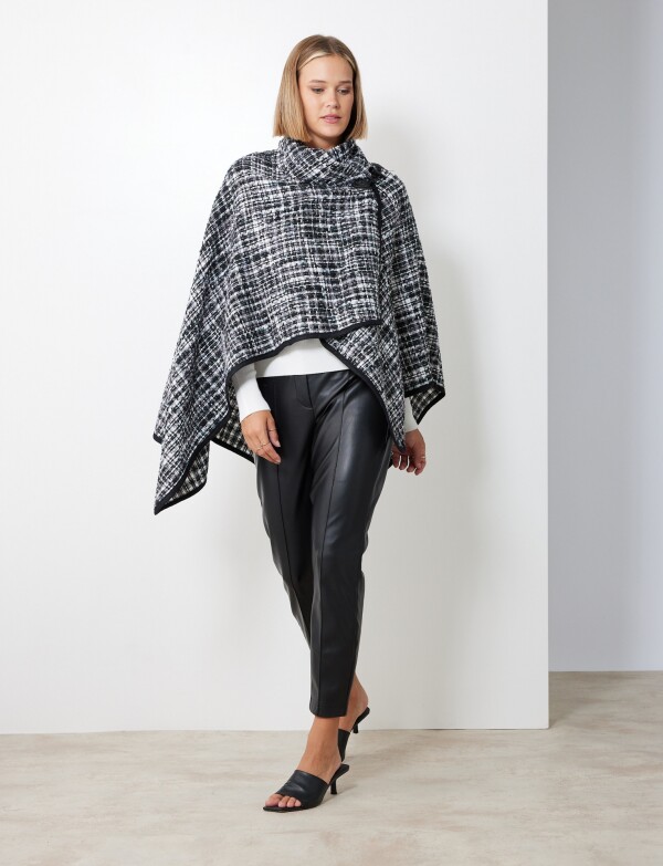Capa Tweed NEGRO/GRIS
