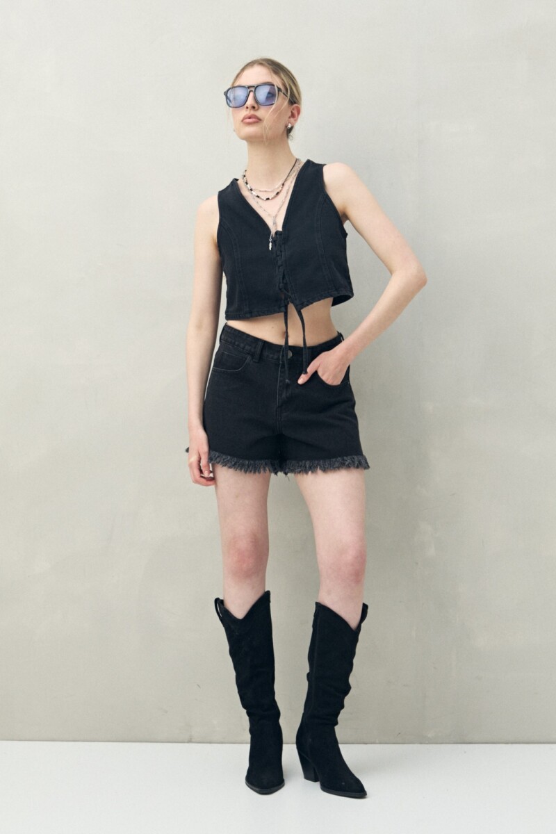 SHORT OMBRA Negro