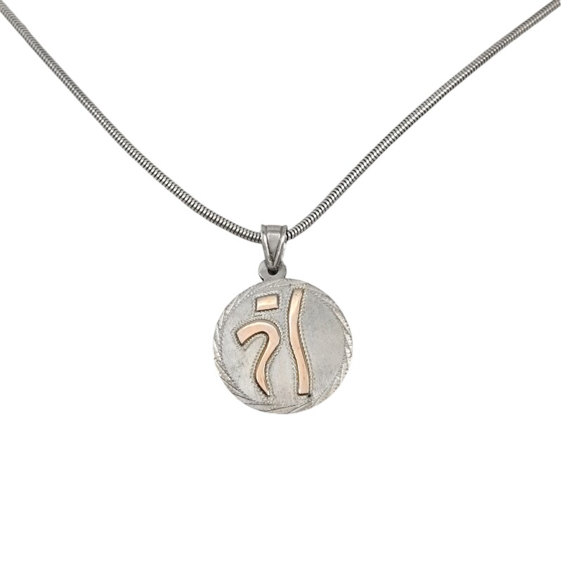 Dije Medalla Profesión Profesor educación física-Plata y Oro-Sin piedra-CP5144 sinpiedra