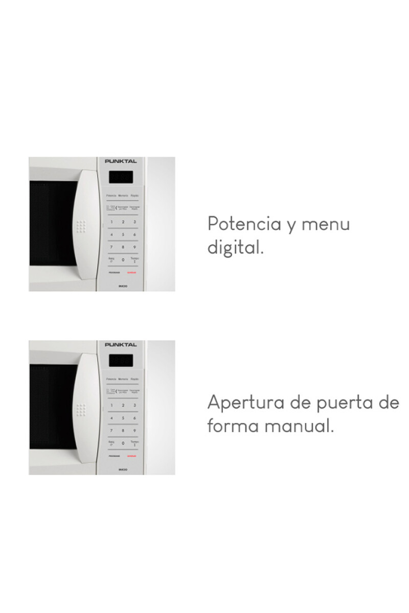 Microondas Nuevo Digital Punktal 20 Litros 700W Microondas Nuevo Digital Punktal 20 Litros 700W