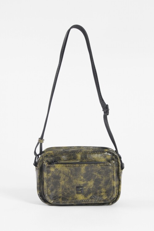 Bandolera rigid small verde oliva
