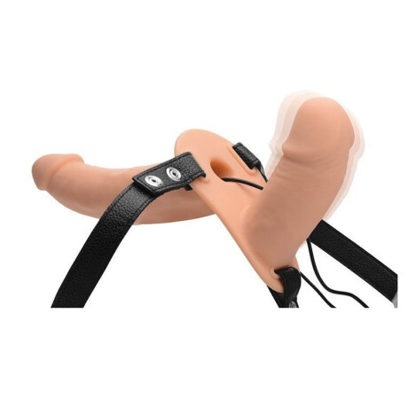 Arnes Vibrador Doble Dildo StrapU 10X Power Pegger Arnes Vibrador Doble Dildo StrapU 10X Power Pegger