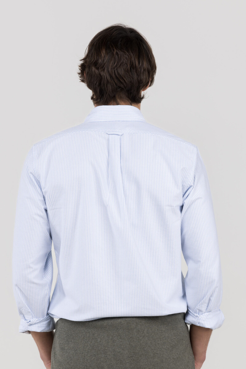 Camisa Oxford Yale Celeste