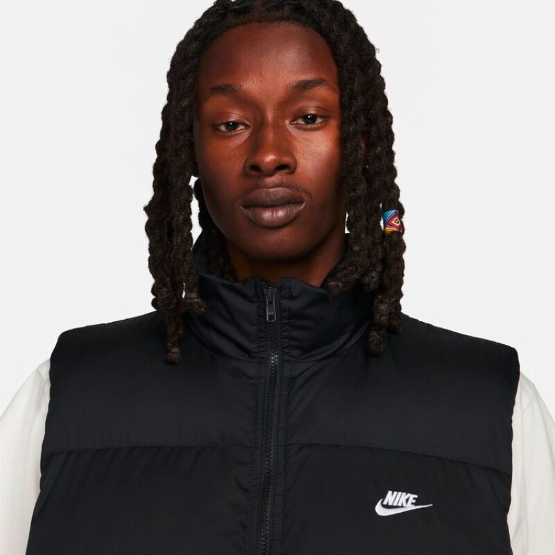 Abrigo Club Puffer Vest de Hombre Negro