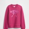 V-DB LOGO CREW CERISE