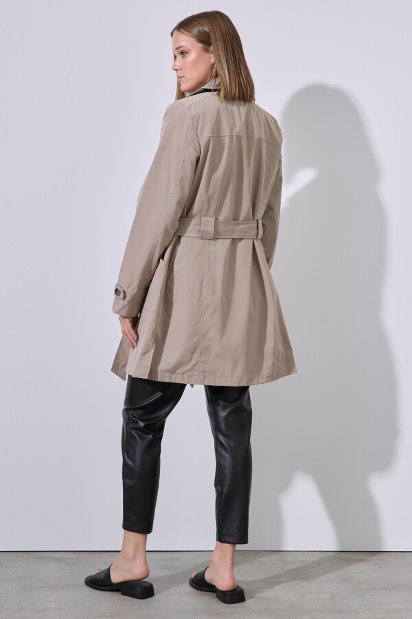 Gabardina Botones BEIGE